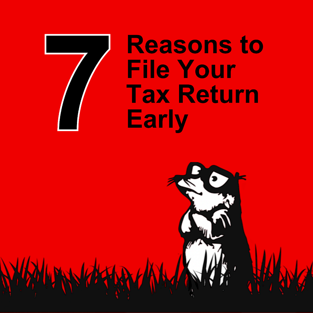 7 Reasons to File Your Tax Return Early Graphic